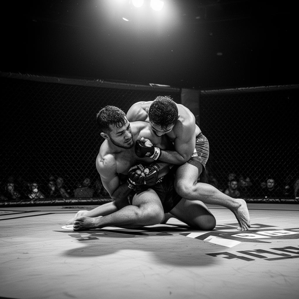 MMA grappling